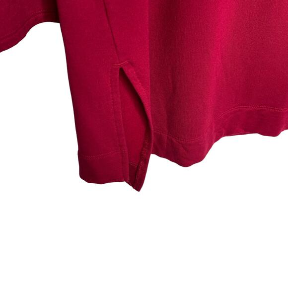 Chicos Zenergy Womens Size 4/XXL Red Cowl Neck Tunic Top Long Sleeve Chico's - Picture 7 of 9